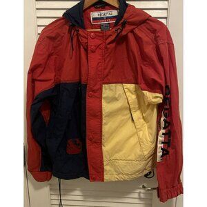 Vintage REGATTA SPORT Summer Sportswear Color Block Sailing Jacket S 80s 90s